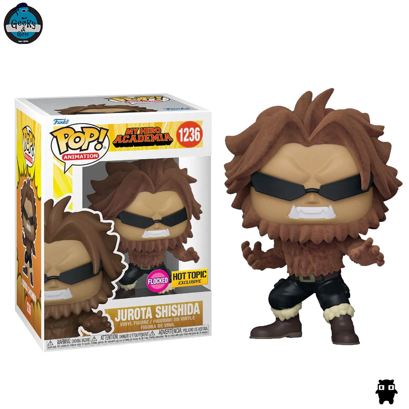 Funko Pop Animation My Hero Academia Jurota Shishida 1236 Flocked Hot Topic Exclusive