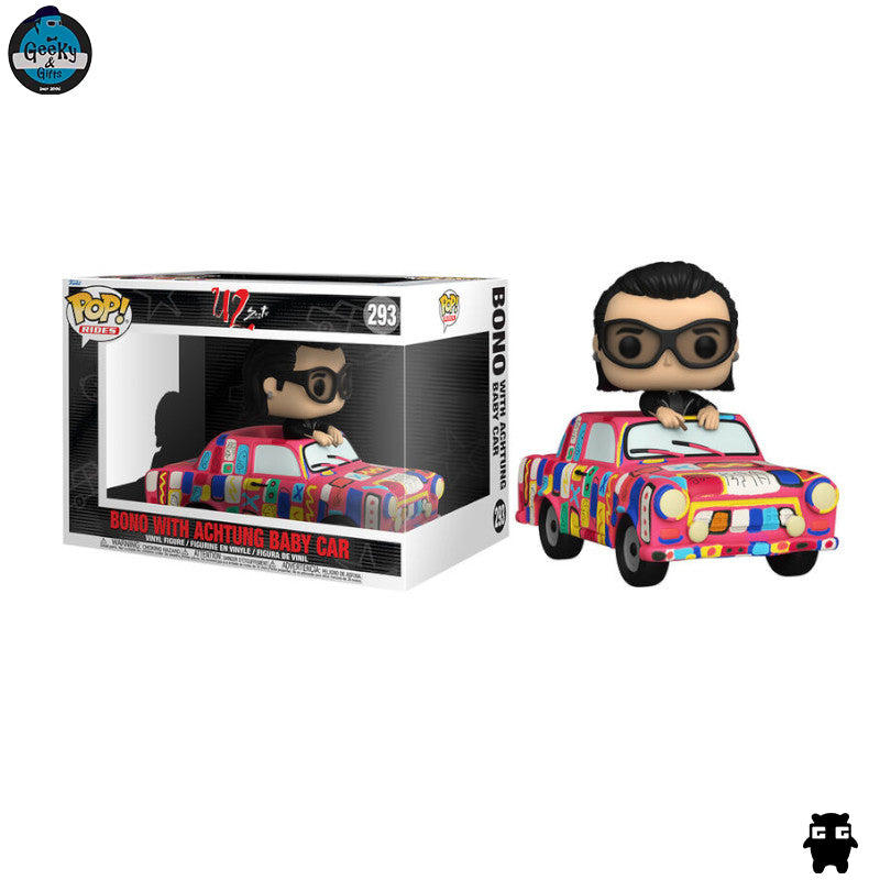 Funko Pop Rides: U2 Zoo Tv - Bono with Achtung Car Baby 293