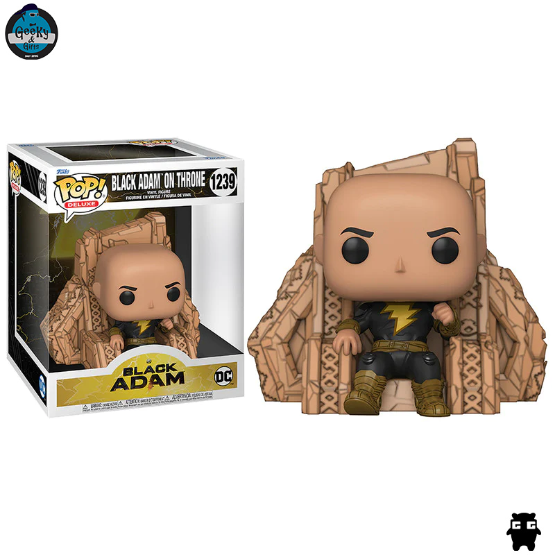 Funko Pop Deluxe Black Adam on Throne 1239