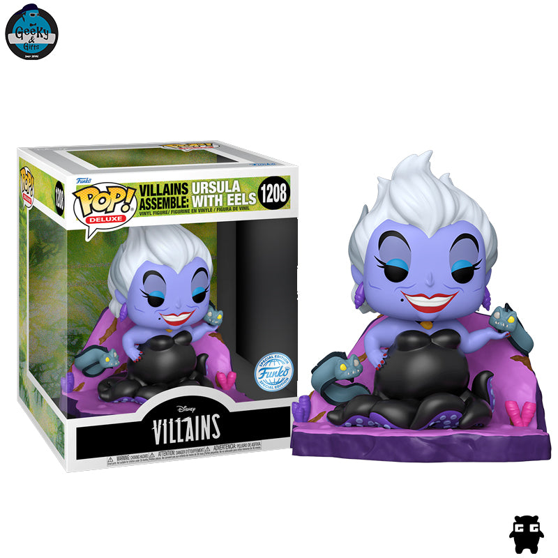 Funko Pop Deluxe Ursula With Eels 1208