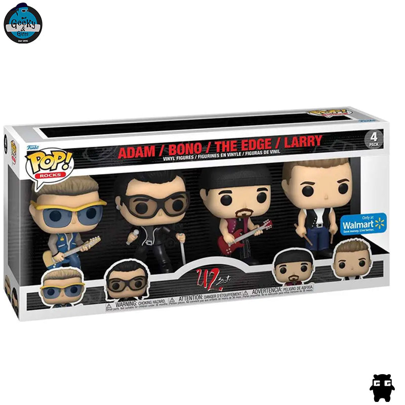 Funko Pop Rocks: U2 Zoo TV - 4 Pack - Walmart